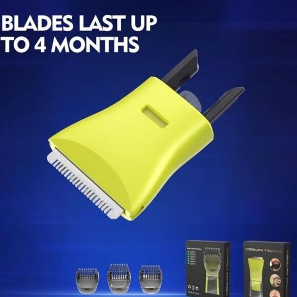 4-in-1 Kit, Facial Hair Trim and Shape, Replacement Head and 3 Combs, Compatible - Picture 5 of 7